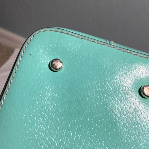 Gorgeous KATE SPADE Tiffany Blue Wellesley Rachelle Satchel shoulder Bag - Picture 7 of 16